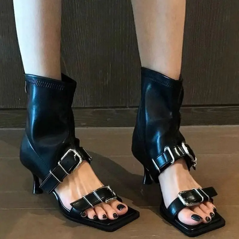 2024 New Hollowed Out Fashionable Cool Boots For Women Slim Heel High Heels Open Toe Spicy Girl Style Short Boot Sandals
2024 New Hollowed Out Fashionable Cool Boots For Women Slim Heel High Heels Open Toe Spicy Girl Style Short Boot Sandals