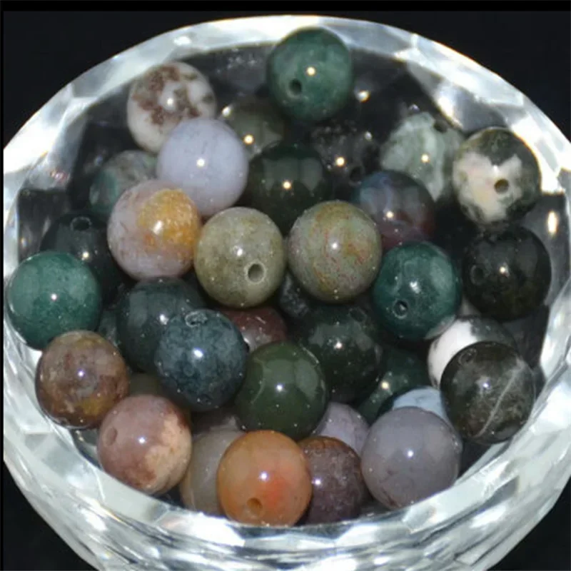 Natural Indian Agate Beads Spacer for Jewelry Making Bracelet DIY Accessories 4 6 8 10MM
Natural Indian Agate Beads Spacer for Jewelry Making Bracelet DIY Accessories 4 6 8 10MM