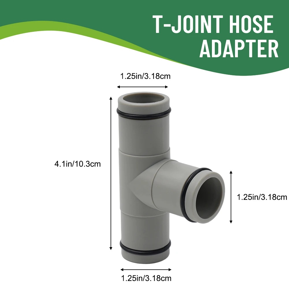 Hose Connector Hose Adapter 1.25in Tee T-joint Hose Adapter Materialfood Grade Replacement With Rubber O-rings
Hose Connector Hose Adapter 1.25in Tee T-joint Hose Adapter Materialfood Grade Replacement With Rubber O-rings