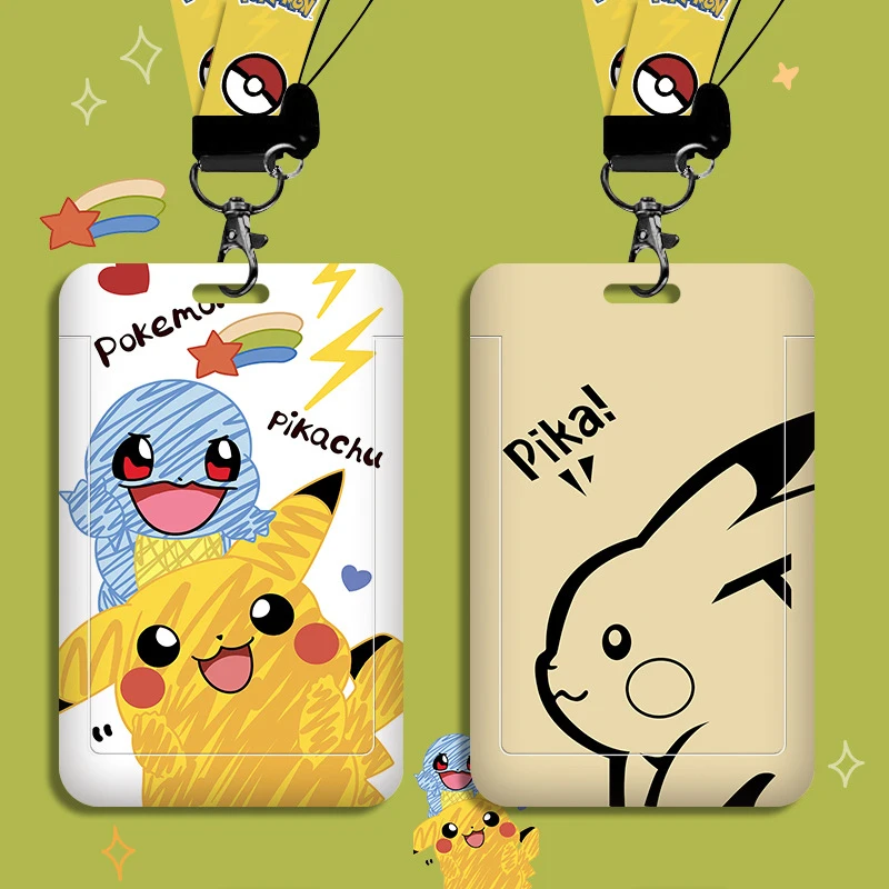 Kawaii Cute Pokemon Pikachu Series Card Holder Cartoon Cosplay Key Chain Pendant Work Bus Card ID Holder Lanyard Student Gift
Kawaii Cute Pokemon Pikachu Series Card Holder Cartoon Cosplay Key Chain Pendant Work Bus Card ID Holder Lanyard Student Gift