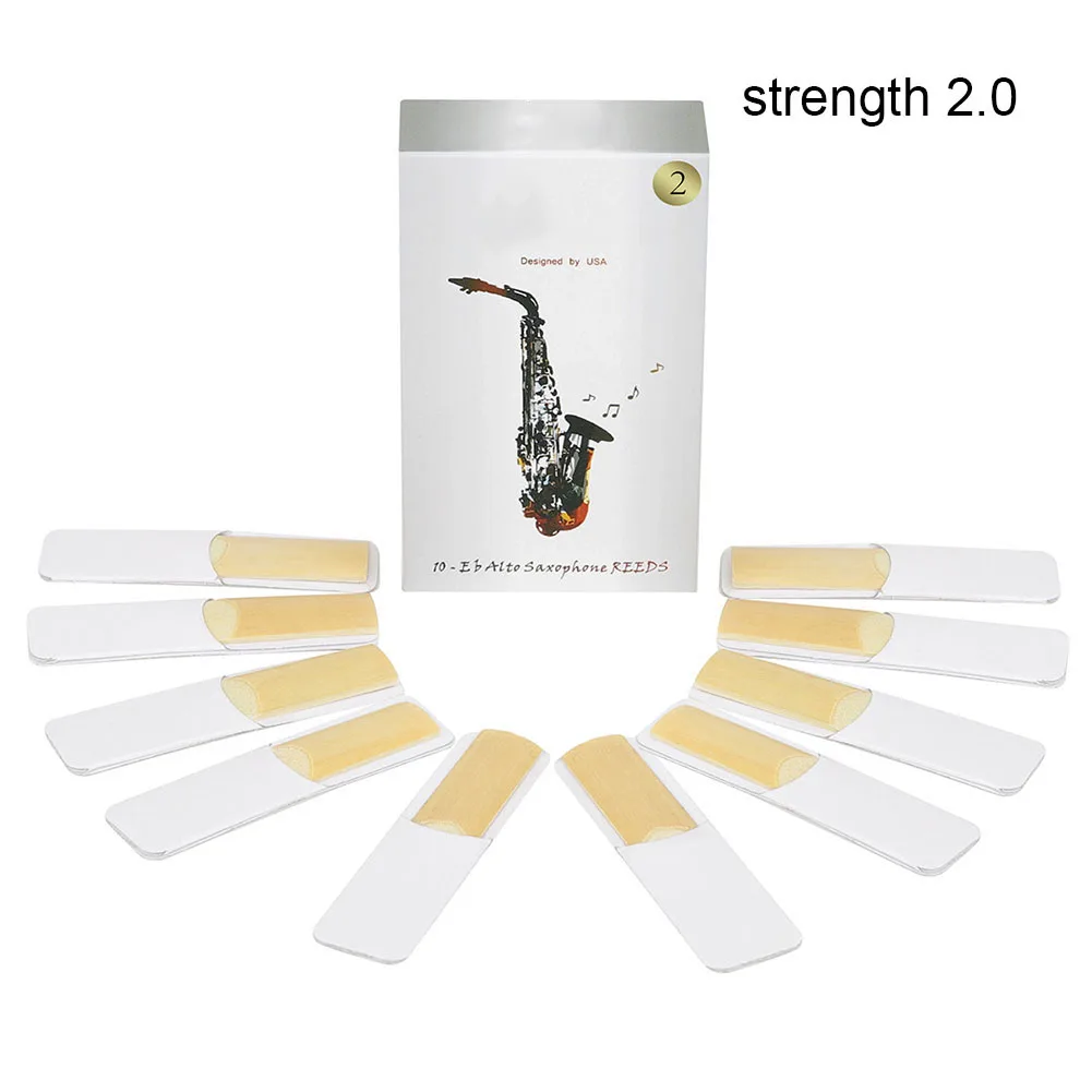 10 PCS Professionals Alto Sax Reeds Strength 2 2.5 3 High Quality Reed Woodwind Instrument Clarinet Accessories
10 PCS Professionals Alto Sax Reeds Strength 2 2.5 3 High Quality Reed Woodwind Instrument Clarinet Accessories