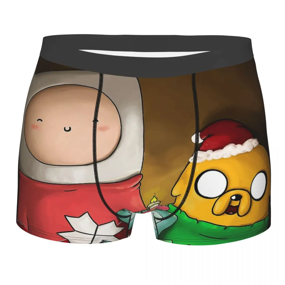 

Merry Christmas Man's Boxer Briefs Friendship Forever Highly Breathable Underpants High Quality Print Shorts Gift Idea