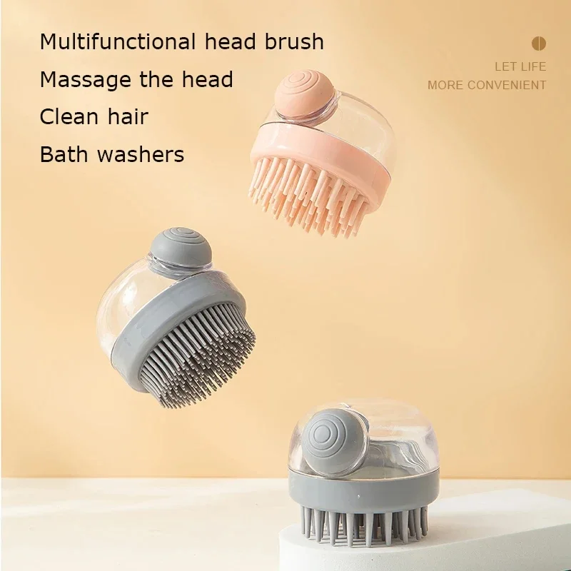 Мягкая силиконовая щетка для ванны с дозатором для шампуня для ухода и очистки волос, подходит для людей и домашних животных
Мягкая силиконовая щетка для ванны с дозатором для шампуня для ухода и очистки волос, подходит для людей и домашних животных