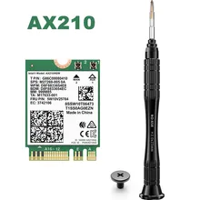 WiFi6E Intel AX210 vPro Platform 5374Mbps 2.4G 5.8GHz 6GHz Tri-band 802.11ax PCI-E Network Card NGFF M.2 Module Bluetooth 5.2
WiFi6E Intel AX210 vPro Platform 5374Mbps 2.4G 5.8GHz 6GHz Tri-band 802.11ax PCI-E Network Card NGFF M.2 Module Bluetooth 5.2
