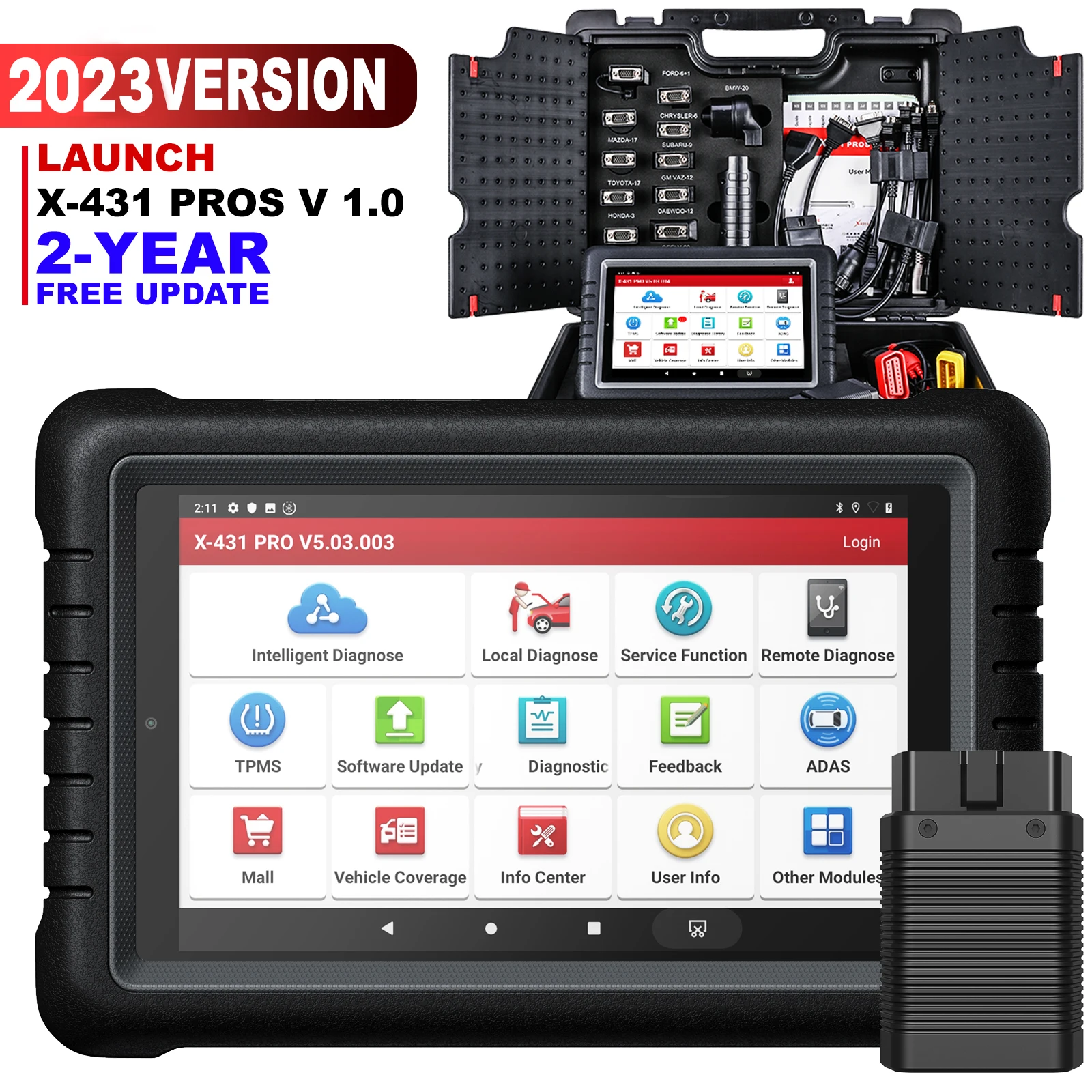 

Universal launch x431 prosv pros v1.0 x-431 bi-directional vehicle readers scan tools code abs bleeding diagnostic car scanners