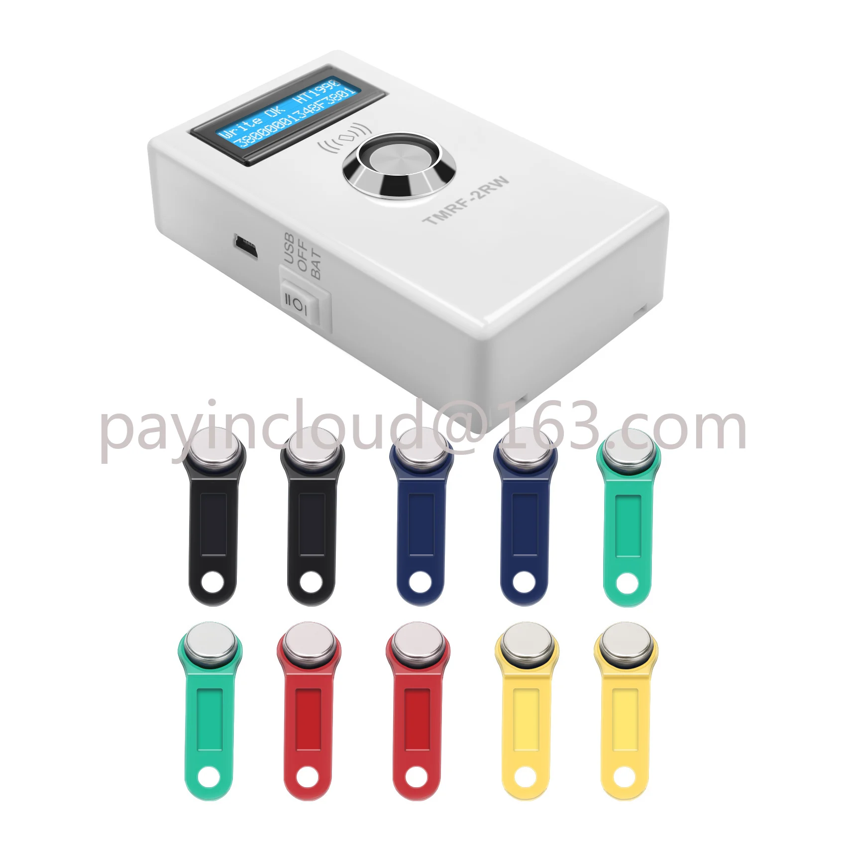 Copier 125Khz RFID Reader Writer RW1990 Key T5577 RFID TMRF-2RW IButton Programmer DS1990A Duplicator Cloner
Copier 125Khz RFID Reader Writer RW1990 Key T5577 RFID TMRF-2RW IButton Programmer DS1990A Duplicator Cloner
