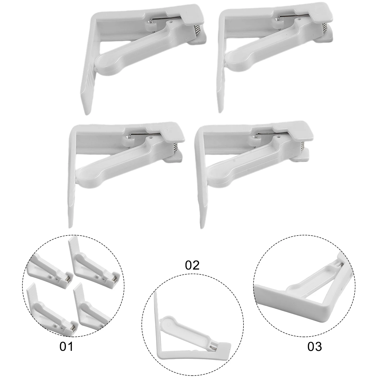 Table Cover Clip Table Cloth Clips 4Pcs Durable Light Weight Non-slip Plastic Practical To Use Securing Holder
Table Cover Clip Table Cloth Clips 4Pcs Durable Light Weight Non-slip Plastic Practical To Use Securing Holder