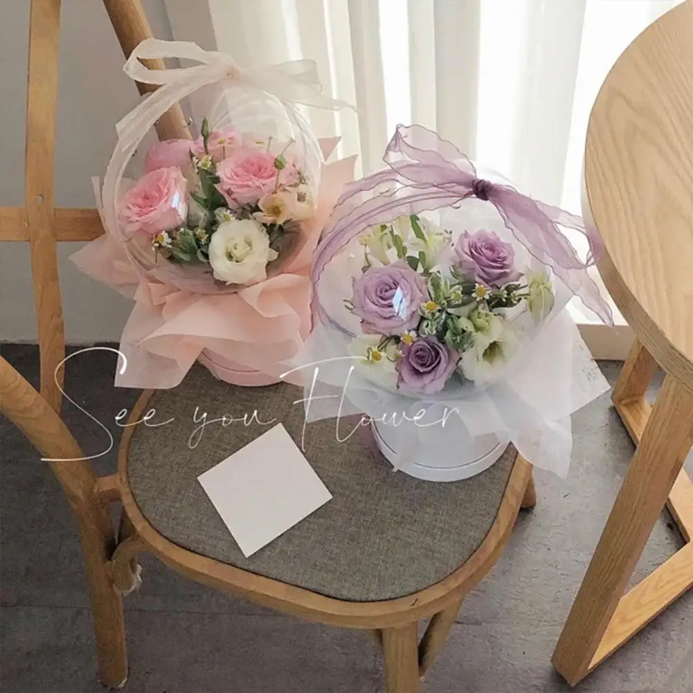 Load-bearing Flower Container Elegant Round Flower Packaging Box Set for Valentine's Day Wedding Diy Decoration for Romantic
Load-bearing Flower Container Elegant Round Flower Packaging Box Set for Valentine's Day Wedding Diy Decoration for Romantic