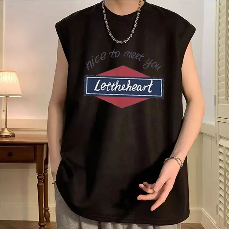 Buckskin summer ins trendy sleeveless vest t-shirt loose men's sports casual vest vest top men clothing y2k top emo men t shirt
Buckskin summer ins trendy sleeveless vest t-shirt loose men's sports casual vest vest top men clothing y2k top emo men t shirt