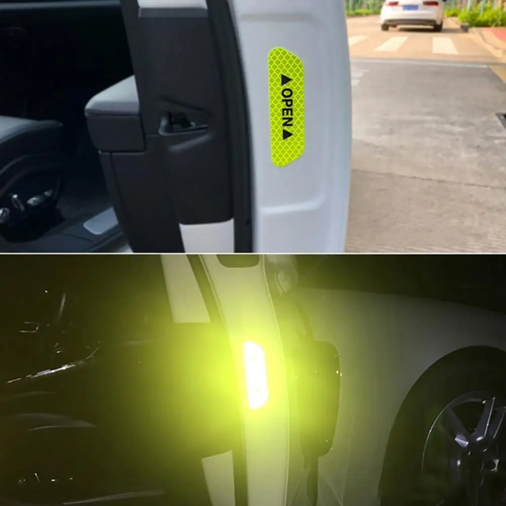 Reflective Sticker Decal 4Pcs OPEN Car Vehicle Door Safety Mark Warning Decals Decor
Reflective Sticker Decal 4Pcs OPEN Car Vehicle Door Safety Mark Warning Decals Decor