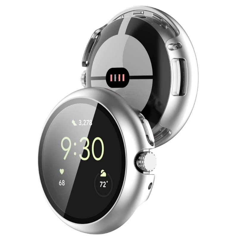 Защитный чехол для экрана для Pixel Watch2, противоударный полноразмерный бампер для умных часов с защитой от царапин
Защитный чехол для экрана для Pixel Watch2, противоударный полноразмерный бампер для умных часов с защитой от царапин