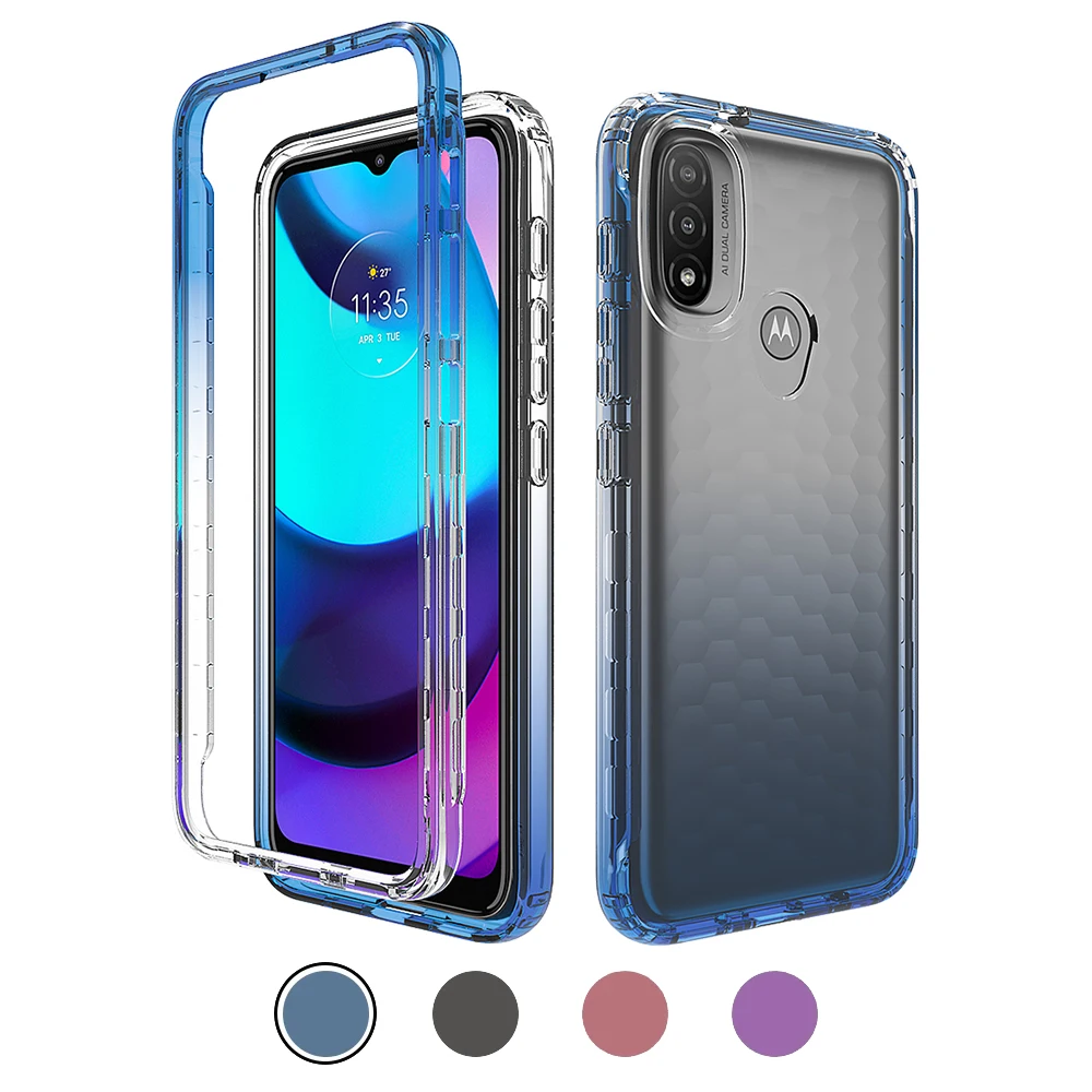 Гибридный прозрачный градиентный чехол для Motorola Moto E20 E30 E40 Moto E32 E32S противоударный Бампер ТПУ задняя крышка
Гибридный прозрачный градиентный чехол для Motorola Moto E20 E30 E40 Moto E32 E32S противоударный Бампер ТПУ задняя крышка