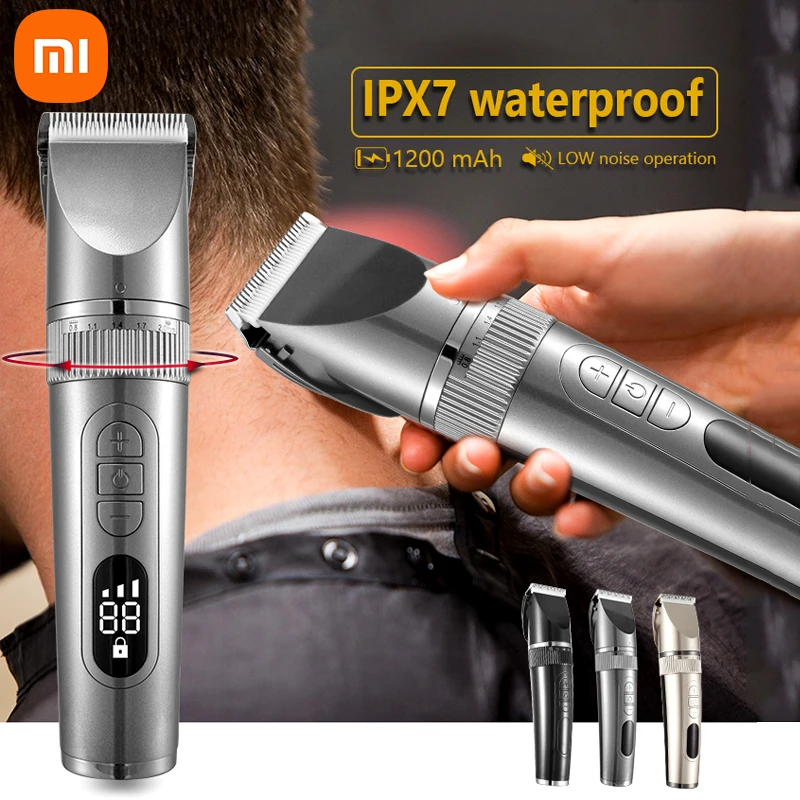 Машинка для стрижки волос Xiaomi, профессиональная керамическая Водонепроницаемая машинка для бритья с цифровым дисплеем, быстрая зарядка, высокая емкость
Машинка для стрижки волос Xiaomi, профессиональная керамическая Водонепроницаемая машинка для бритья с цифровым дисплеем, быстрая зарядка, высокая емкость