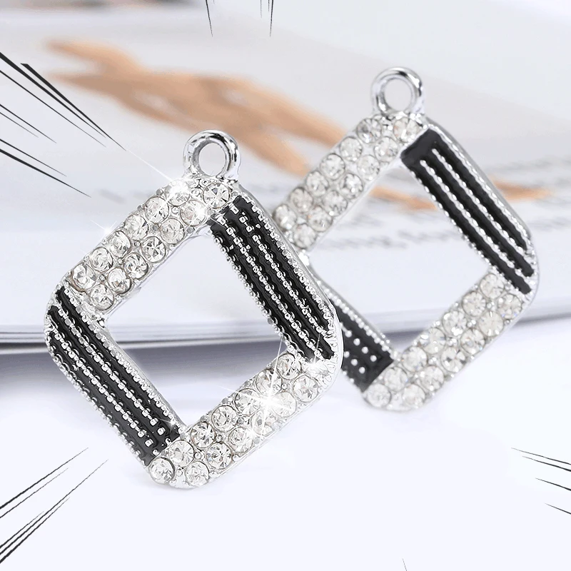 5Pcs/Pack Geometric Shape Rhombus Earring Supplies Jewelry Accessories And Parts Pendant Crafts Black White Fashion Charms
5Pcs/Pack Geometric Shape Rhombus Earring Supplies Jewelry Accessories And Parts Pendant Crafts Black White Fashion Charms