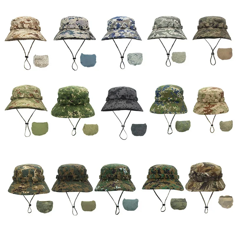 Camouflage Tactical Military Hat Outdoor Sports Sunscreen Dome Hat Fshing Hiking Hunting Adjustable Chin Hat
Camouflage Tactical Military Hat Outdoor Sports Sunscreen Dome Hat Fshing Hiking Hunting Adjustable Chin Hat