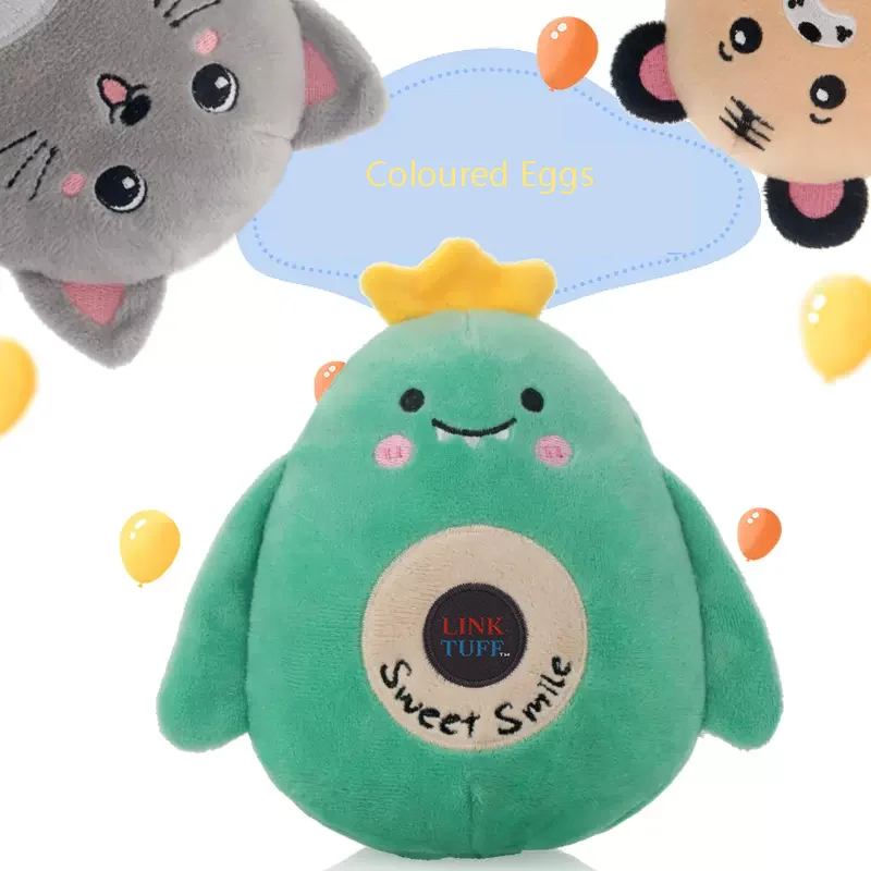 Link Tuff Squeaky Plush Dog Toys - Colored Eggs
Link Tuff Squeaky Plush Dog Toys - Colored Eggs