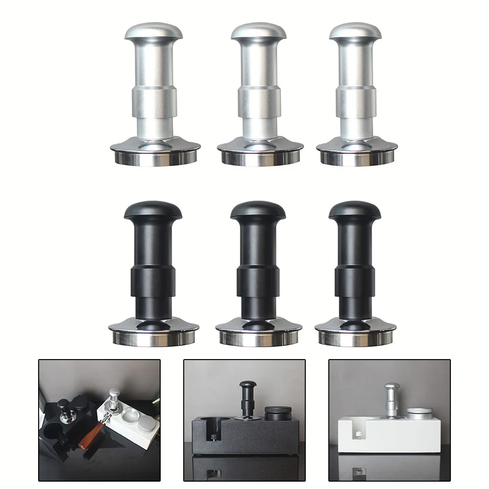Coffee Tamper Stainless Steel Espresso Press W/Spring Loaded Thread 51/53/58mm Coffee Tamper Coffee Machine Kitchen Parts
Coffee Tamper Stainless Steel Espresso Press W/Spring Loaded Thread 51/53/58mm Coffee Tamper Coffee Machine Kitchen Parts