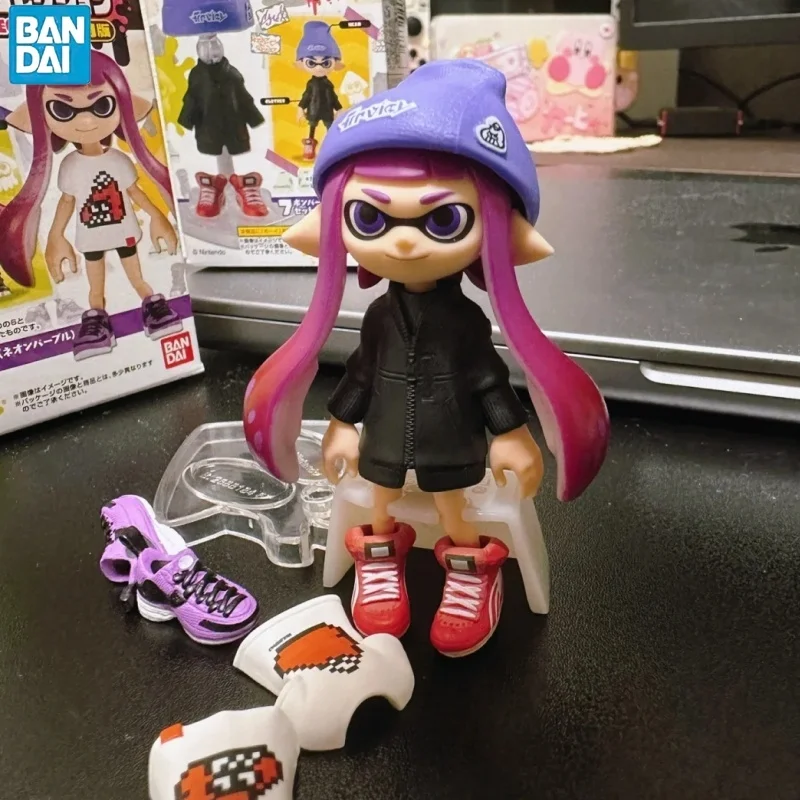 

В наличии Bandai Jet Fighter Splatoon экшн-фигурки серии 2 Splatoon копия коробки коллекция яиц украшение для рабочего стола Аниме подарок