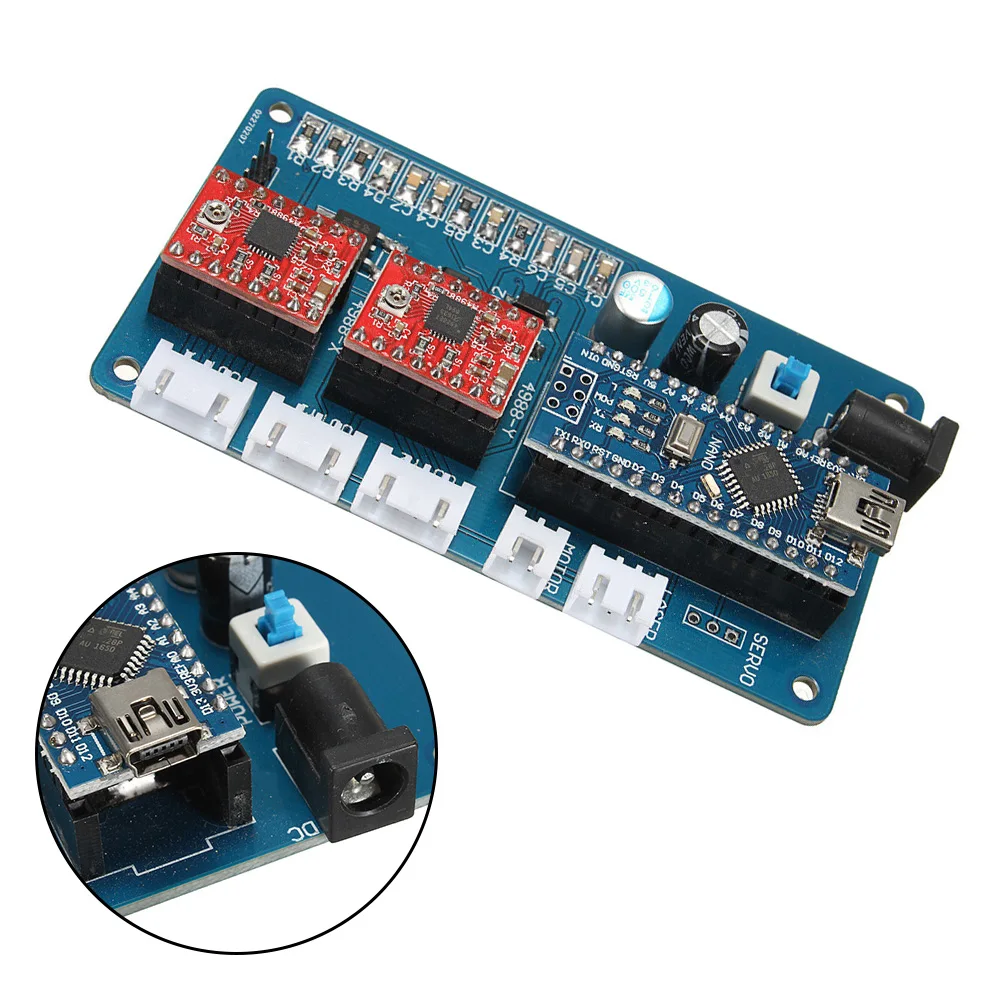 For Benbox GRBL Stepper Motor Control Board Driver for DIY Laser Engraver with Power Requirements Above 12V 2A
For Benbox GRBL Stepper Motor Control Board Driver for DIY Laser Engraver with Power Requirements Above 12V 2A
