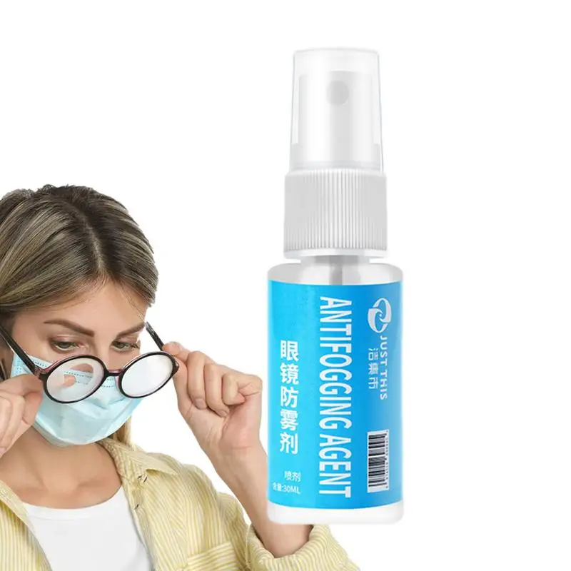

Defogger For Glasses 30ml Defogger Liquid Fog Spray Portable Winter Anti Fog Agent Long Lasting For Coated Lenses Goggles