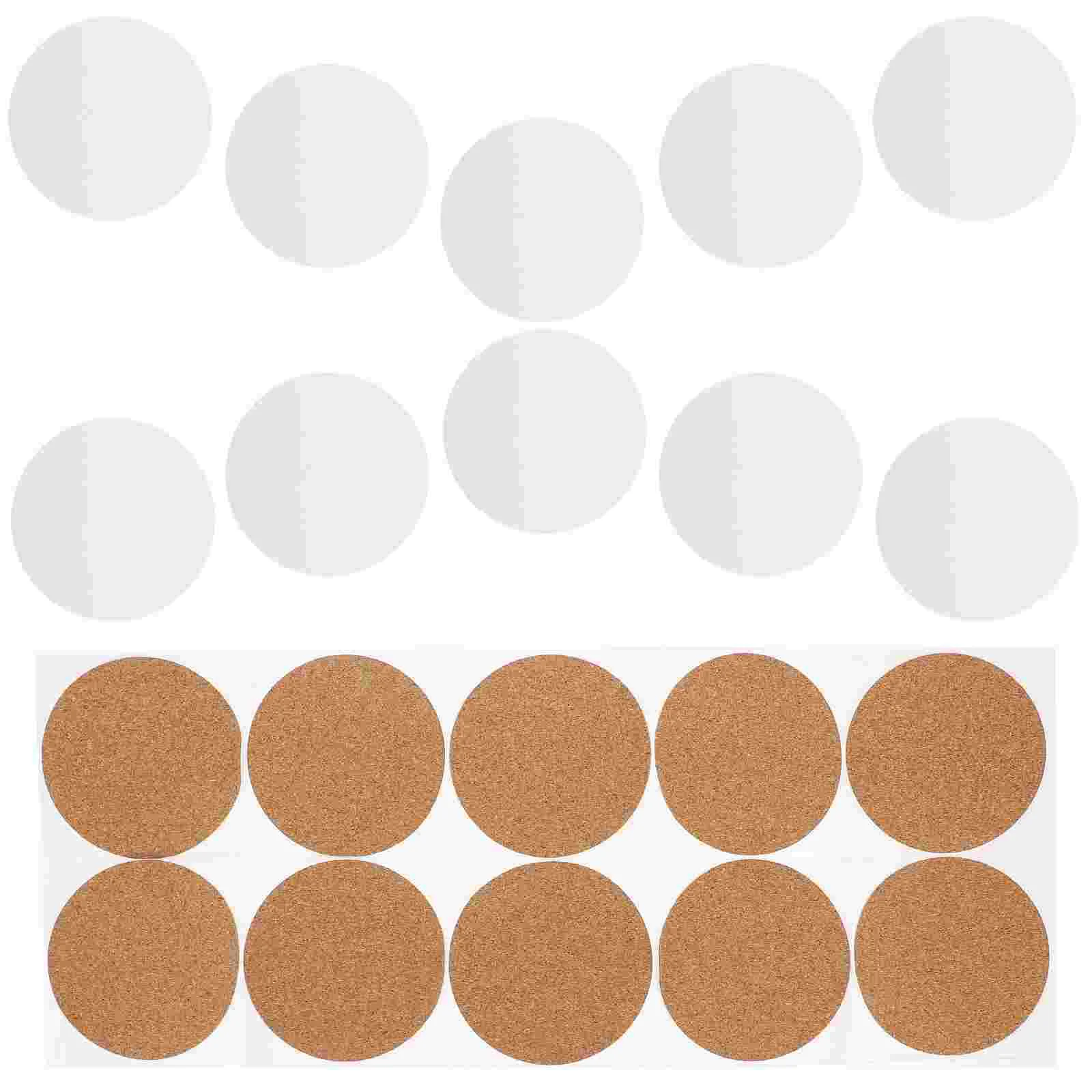

10 Set Diy Cup Mats DIY Round Plate Coaster Anti-scald Insulation Pads Sublimation Paper Tableware