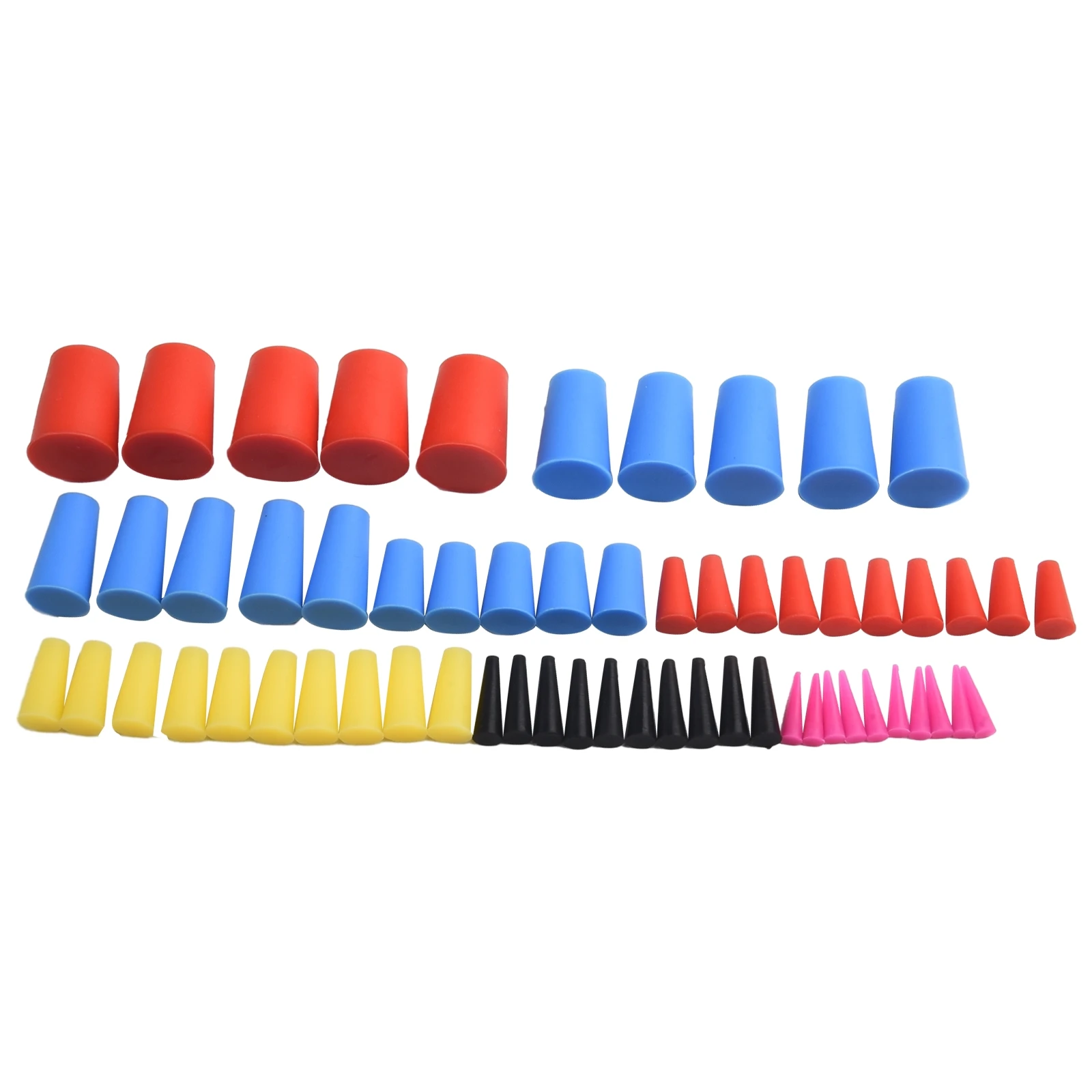 

Cone Plugs Silicone Cone Plugs Accessories Assortment Kit High Temp Masking Plugs Parts Powder Coating Replacement
