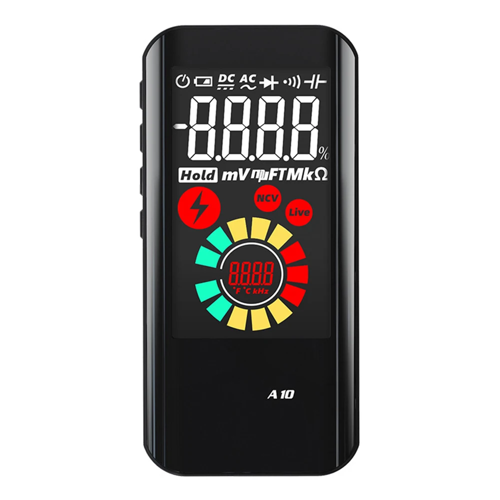 A10 Digital Multimeter True RMS EBTN Color Display DC AC Voltage Capacitance Ohm Diode NCV Hz Live Wire Tester
A10 Digital Multimeter True RMS EBTN Color Display DC AC Voltage Capacitance Ohm Diode NCV Hz Live Wire Tester