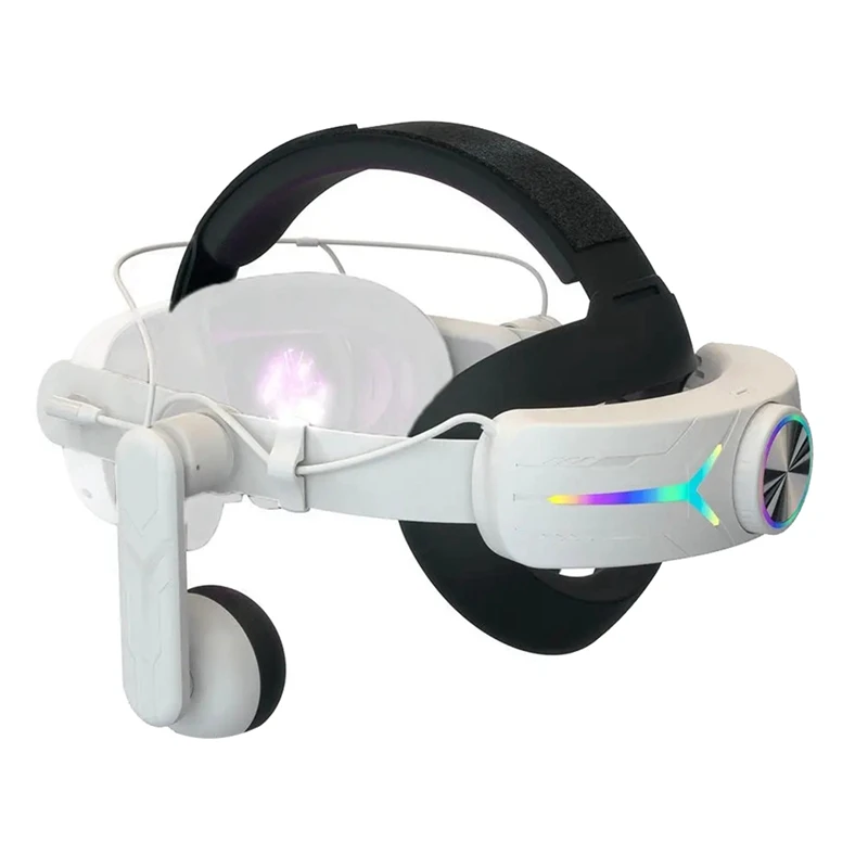 RGB Head Strap With Headphones For Meta Quest 3 VR Spare Parts With 8000Mah Battery Comfortable Head Strap
RGB Head Strap With Headphones For Meta Quest 3 VR Spare Parts With 8000Mah Battery Comfortable Head Strap