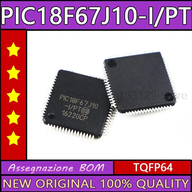 5PCS PIC18F67J10-I/PT PIC18F67J10-I PIC18F67J10 TQFP64 New оригинальная микросхема
5PCS PIC18F67J10-I/PT PIC18F67J10-I PIC18F67J10 TQFP64 New оригинальная микросхема