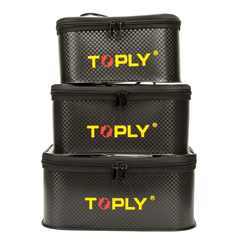 TOPLY 3 Pack Large Capacity Square Storage Bag For Lure Outdoor Fishing Pack Set
TOPLY 3 Pack Large Capacity Square Storage Bag For Lure Outdoor Fishing Pack Set