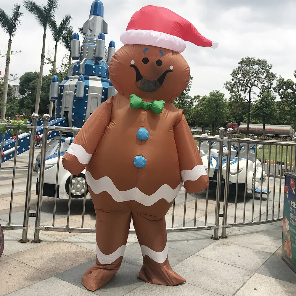 2020 New Gingerbread Man Inflatable Costumes Adult Halloween Cosplay Costume Party Role Play Mascot Disfraces
2020 New Gingerbread Man Inflatable Costumes Adult Halloween Cosplay Costume Party Role Play Mascot Disfraces