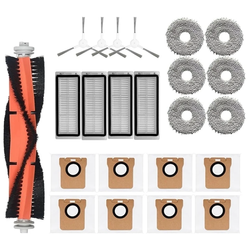 Main Side Brush Hepa Filter Mop Dust Bag Replacement Accessories For Dreame Bot L20 Ultra / X20 Pro Accessories
Main Side Brush Hepa Filter Mop Dust Bag Replacement Accessories For Dreame Bot L20 Ultra / X20 Pro Accessories