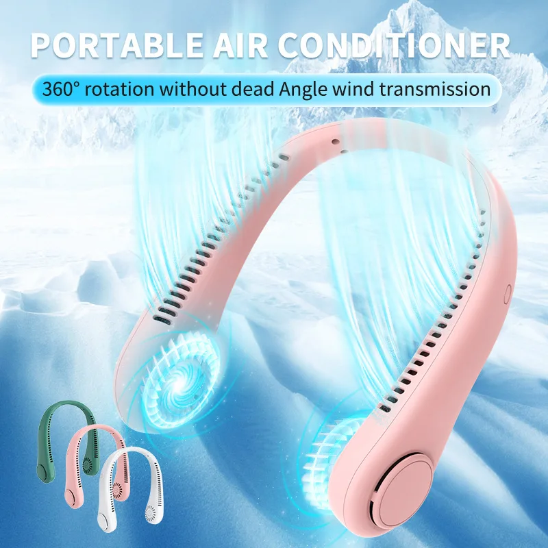 New Portable Mini Hanging Neck Fan with Bladeless Neck Belt Fan Angle Adjustable Air Cooler USB Charging Fan Hanging neck fan
New Portable Mini Hanging Neck Fan with Bladeless Neck Belt Fan Angle Adjustable Air Cooler USB Charging Fan Hanging neck fan