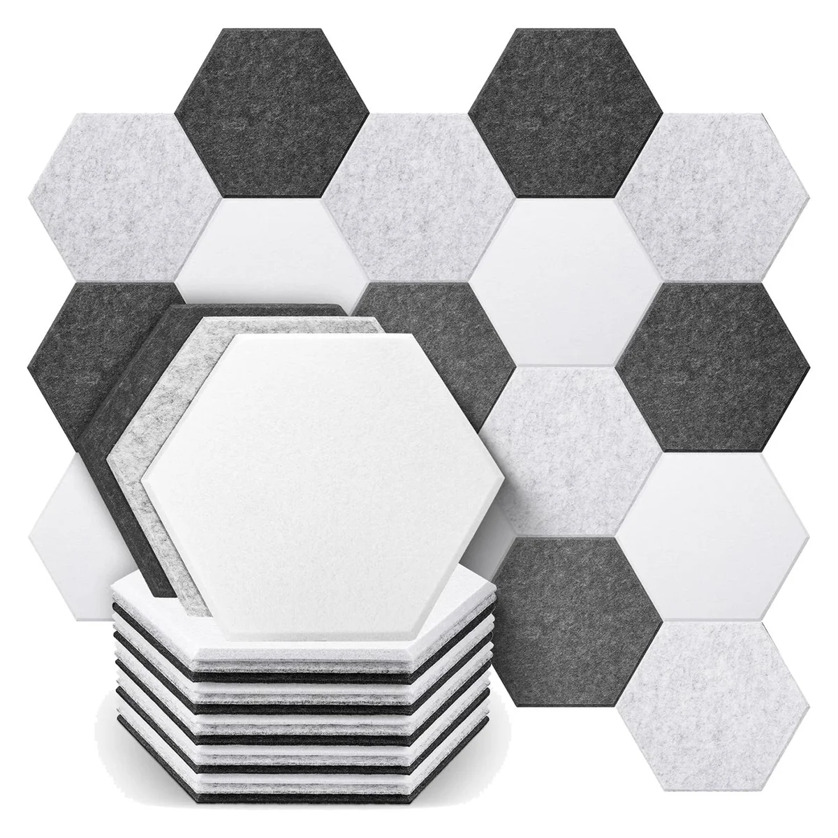 18 Pcs Acoust Insulation Panel Sound Absorbing Acoustic Sound Proof Panels for Sound Insulation &Acoustic Treatment
18 Pcs Acoust Insulation Panel Sound Absorbing Acoustic Sound Proof Panels for Sound Insulation &Acoustic Treatment