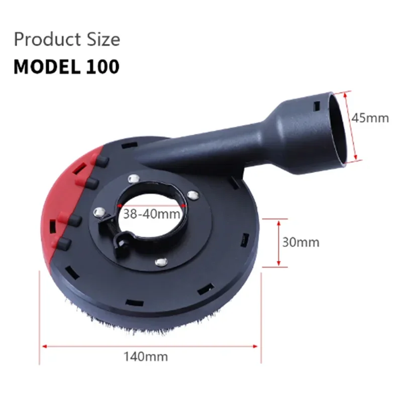 For Bristles Dust Attachment Universal Built-in Tight Cutting Shroud Tools 100/125mm Cover Grinder Surface Angle Collector
For Bristles Dust Attachment Universal Built-in Tight Cutting Shroud Tools 100/125mm Cover Grinder Surface Angle Collector
