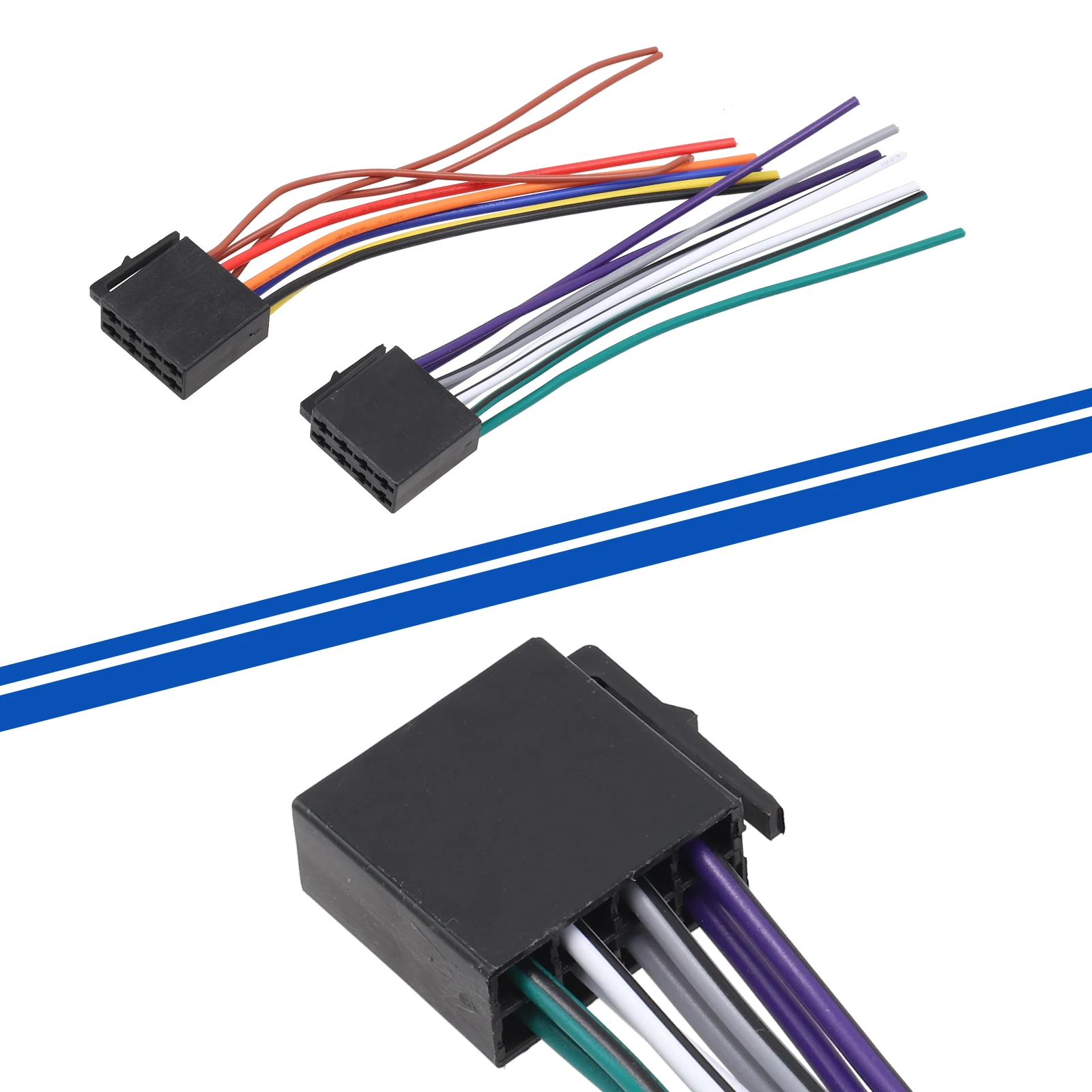 Car Radio Adapter Universal Adapter Wires Harness Adapters Car Accessories ISO Wire Harness Connector Wire Plug Kits
Car Radio Adapter Universal Adapter Wires Harness Adapters Car Accessories ISO Wire Harness Connector Wire Plug Kits