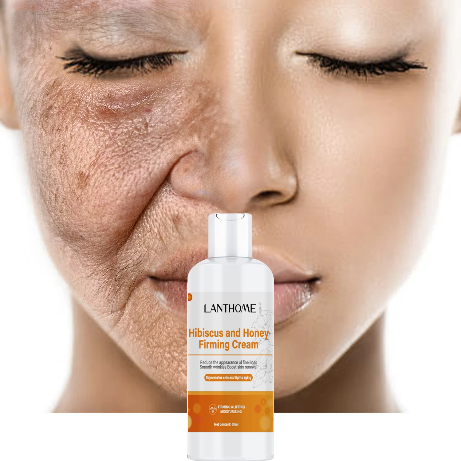 Hibiscus Honey Firming Cream Anti Aging Reduce Fine Lines Moisturizing Firming Skin Tightening Cream skin care products
Hibiscus Honey Firming Cream Anti Aging Reduce Fine Lines Moisturizing Firming Skin Tightening Cream skin care products