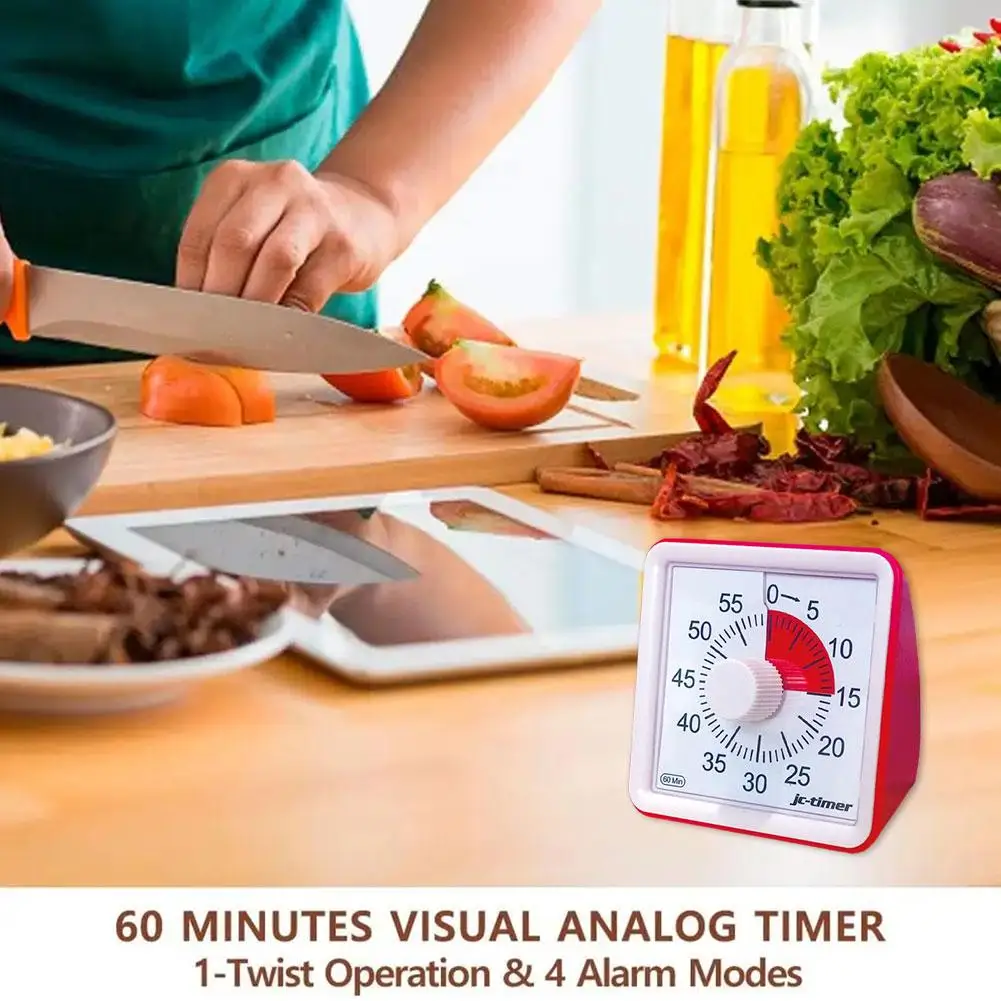 60-minute Visual Timer For Kids Study Fridge Magnets Kitchen Timer Mechanical Stopwatch Alarm Clock Kitchen Cooking Accesso I2f2
60-minute Visual Timer For Kids Study Fridge Magnets Kitchen Timer Mechanical Stopwatch Alarm Clock Kitchen Cooking Accesso I2f2