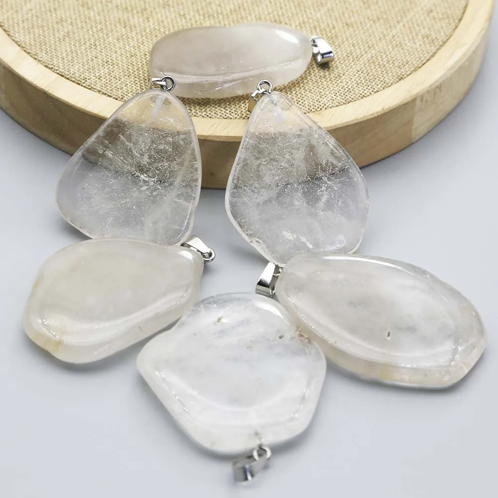 Quality Natural Stone Irregular White Crystal Necklace Pendant Fashion Sweater Chain DIY Jewelry Accessories Gift Wholesale 8Pcs
Quality Natural Stone Irregular White Crystal Necklace Pendant Fashion Sweater Chain DIY Jewelry Accessories Gift Wholesale 8Pcs