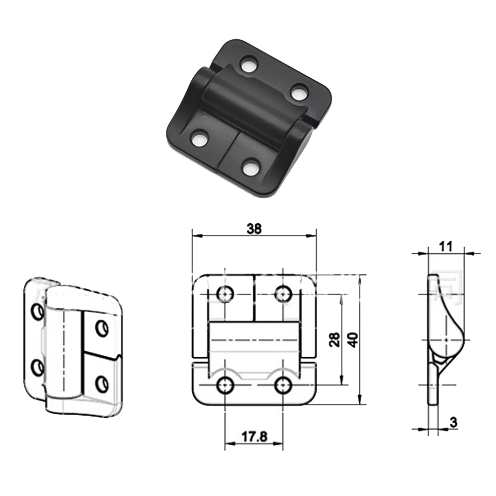 1x Durable Constant Torque Hinge Position Control Replacement Zinc Alloy Black E6-10-216-50 40 X 38 Mm Resistant Anti-corrosion
1x Durable Constant Torque Hinge Position Control Replacement Zinc Alloy Black E6-10-216-50 40 X 38 Mm Resistant Anti-corrosion