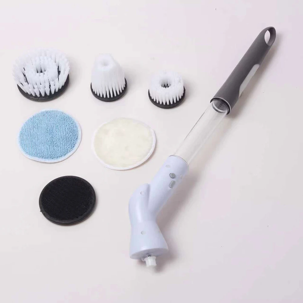 Electric Cleaning Brush Efficient Cleaning Fast Charging 360 Degree Cleaning Space saving Storage 3 Replaceable Brush Heads
Electric Cleaning Brush Efficient Cleaning Fast Charging 360 Degree Cleaning Space saving Storage 3 Replaceable Brush Heads