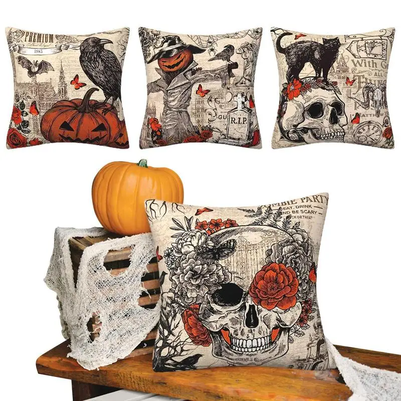 Halloween Throw Pillow Covers Pumpkin Skull Throw Pillow Covers Soft Decoration Holiday Farmhouse Pillow Case Decoration For
Halloween Throw Pillow Covers Pumpkin Skull Throw Pillow Covers Soft Decoration Holiday Farmhouse Pillow Case Decoration For