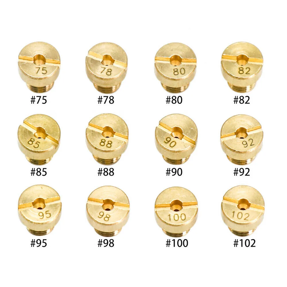 12pcs Motorcycle Carburetor Main Jet For Dellorto PHBG AD/DS Racing Carburetor #75 - #102 Carburetor Nozzle Fuel Delivery
12pcs Motorcycle Carburetor Main Jet For Dellorto PHBG AD/DS Racing Carburetor #75 - #102 Carburetor Nozzle Fuel Delivery