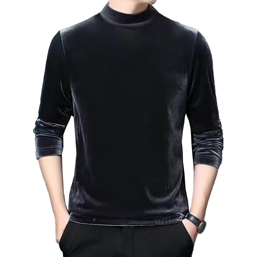 Thermal Underwear Men Casual Elasticity Velvet Shirts Half Turtleneck Pullover Long Sleeve Jumper Blouse Tops Warm Slim T-Shirt
Thermal Underwear Men Casual Elasticity Velvet Shirts Half Turtleneck Pullover Long Sleeve Jumper Blouse Tops Warm Slim T-Shirt