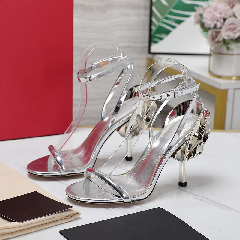 Summer New Style Women Ultra High Heel Sandals One Character Strip Design Flower Decor Female Shoes Temperament Elegant Sandals
Summer New Style Women Ultra High Heel Sandals One Character Strip Design Flower Decor Female Shoes Temperament Elegant Sandals