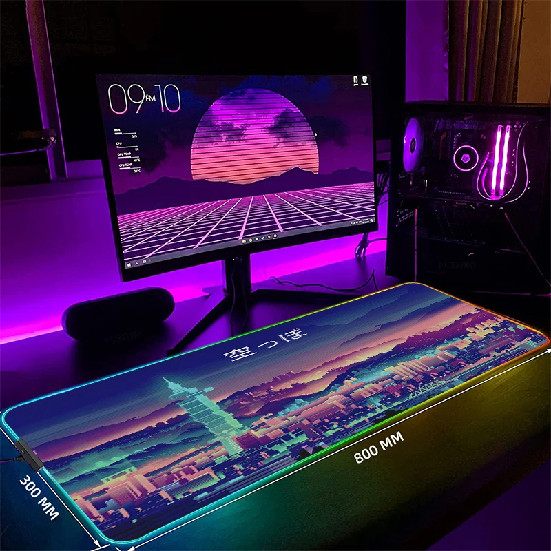 RGB Gamer Mousepad Neon Large Mouse Mat Gaming Mousepads LED Keyboard Mats Luminous Desk Pads Mouse Pad For PC
RGB Gamer Mousepad Neon Large Mouse Mat Gaming Mousepads LED Keyboard Mats Luminous Desk Pads Mouse Pad For PC