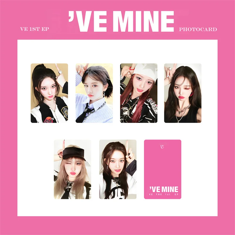 KPOP IVE 1st EP I'VE MINE New Album LOMO Card Wonyoung Glasses Round LIZ Rei Leeseo Yujin Gift Postcard Photo Card 6pcs/set
KPOP IVE 1st EP I'VE MINE New Album LOMO Card Wonyoung Glasses Round LIZ Rei Leeseo Yujin Gift Postcard Photo Card 6pcs/set