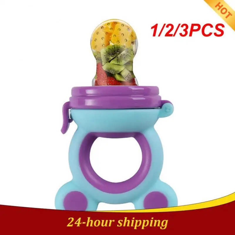 

1/2/3PCS Baby Silicone Nipple Chew Juice Pacifier Fruit Feeding Nipple Fresh Food Nibbler Pacifiers Feeder Juicer Teat Pacifier