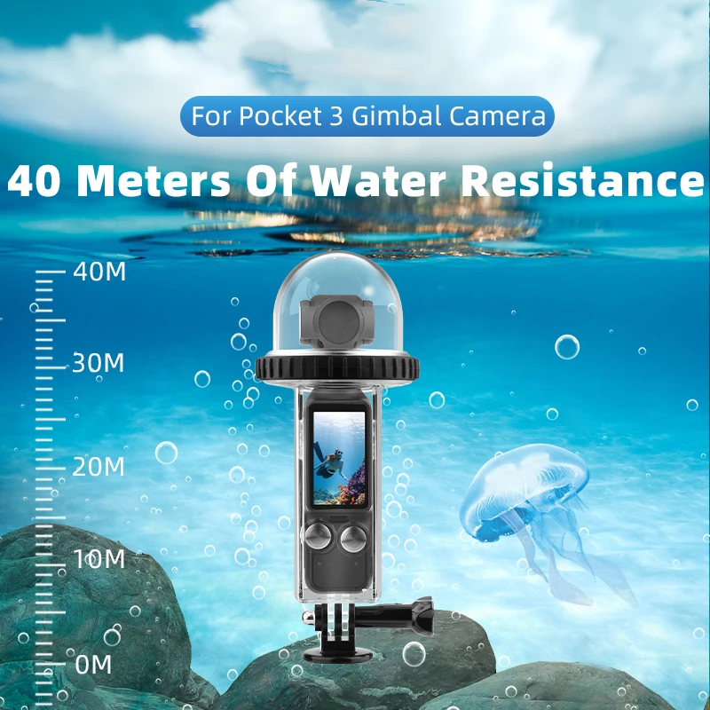 for DJI OSMO POCKET 3 Waterproof Case Camera 40 Meter Diving Protective Cover Accessories
for DJI OSMO POCKET 3 Waterproof Case Camera 40 Meter Diving Protective Cover Accessories