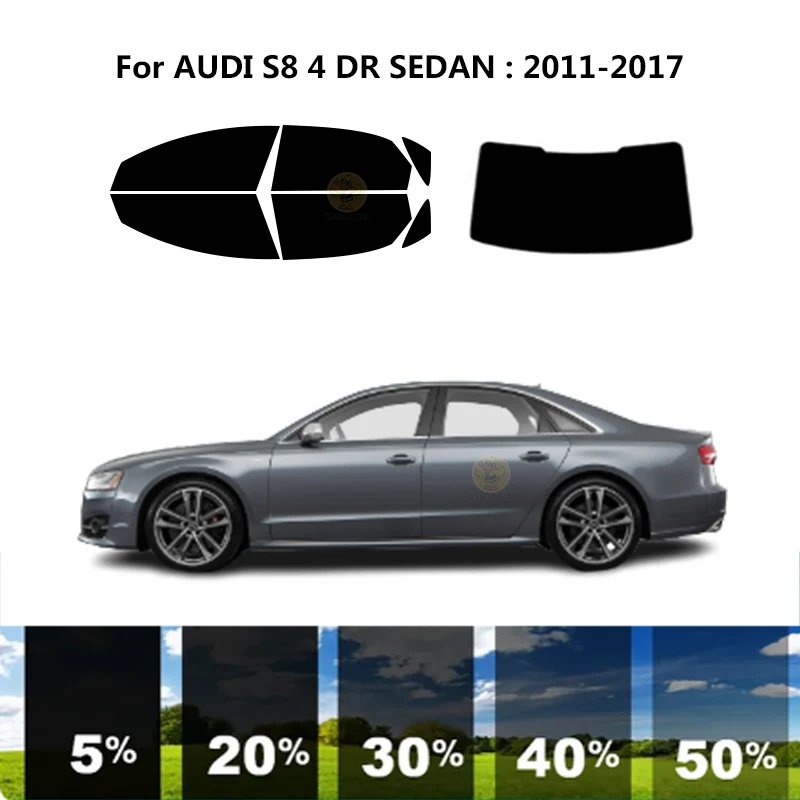 Нанокерамическая Автомобильная УФ-пленка Precut для окна, автомобильная пленка для окна для AUDI S8 4 DR SEDAN 2011-2017
Нанокерамическая Автомобильная УФ-пленка Precut для окна, автомобильная пленка для окна для AUDI S8 4 DR SEDAN 2011-2017